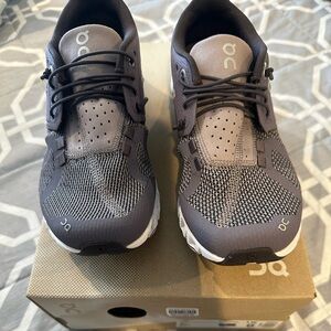 On Running Purple/Gray Athletic Shoes